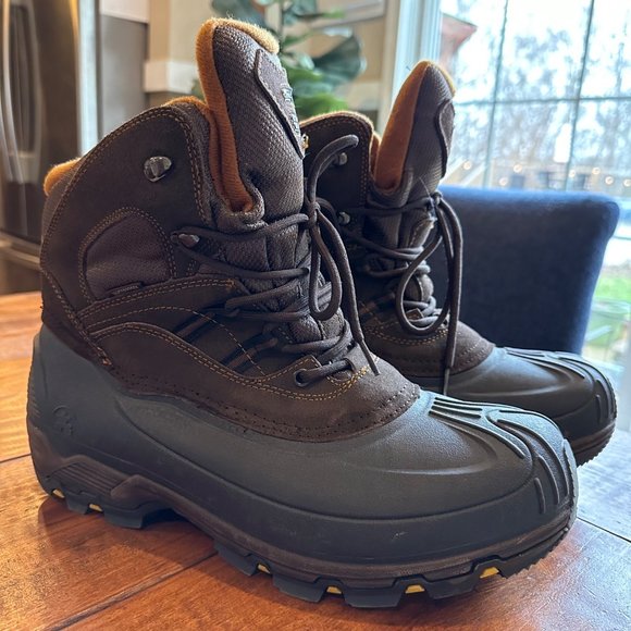 kamik men's hunter insulated waterproof winter boots